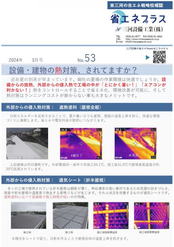 No.53もうすぐ来ます、今年も猛暑が予想されています。